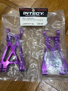 Integy T6999-Purple Aluminum Lower Suspension Arm for Savage XL - Picture 1 of 1