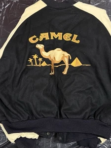Vintage Camel Bomber Racing Rare Jacket Men’s Blue USA 90s Size XL - Picture 1 of 6