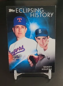 2015 Topps #EH-3 Sandy Koufax / Nolan Ryan Eclipsing History / HOF Legends - Bild 1 von 2