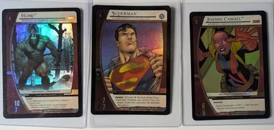  DC VS System NM 2004 Promo Foil Cards Husk, Superman, Joanna Cargill NM - Image 1 of 2