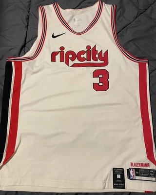 Camiseta CJ McCollum Portland Trail Blazers Auténtica Talla 56 XXLarge Foto 1 de 2