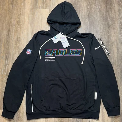 NIKE Philadelphia Eagles 2025 Crucial Catch Authentic Sideline Standard Issue Hoodie