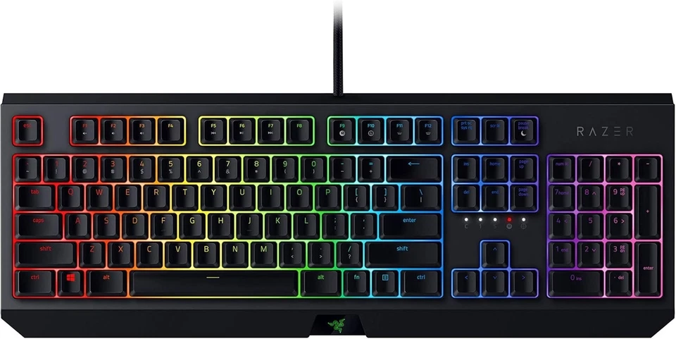 Razer BlackWidow Wired Gaming Mechanical Green Switch Keyboard - Image 1 of 4