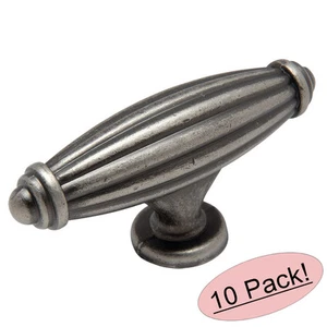 *10 Pack* Cosmas Cabinet Hardware Weathered Nickel Round Cabinet Knob #7121WN - Picture 1 of 1