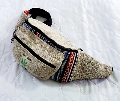 Riñonera de cáñamo natural del Himalaya Foto 1 de 4