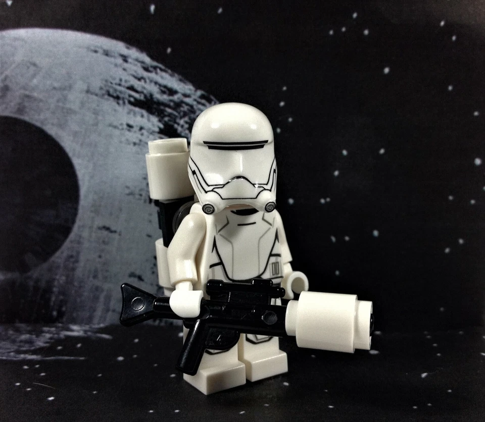 LEGO 2010s Star Wars Minifigure First Order Flametrooper sw0666 + Flamethrower - Image 1 of 1