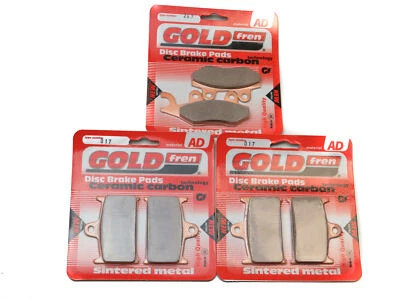 Pastilhas de freio dianteiras e traseiras para Triumph Daytona 955i braço lateral único 2001-2004 - Imagem 1 de 3