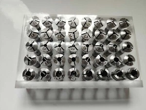 40 Stck. Federzangen Spannzange passt 8 mm Uhrmacher Drehmaschine Neu - Bild 1 von 3