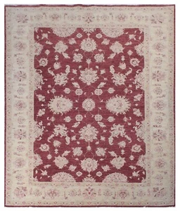 Alfombra afgana teñida natural anudada a mano Chobi 6 x 8 ft SR 7549 - Imagen 1 de 7