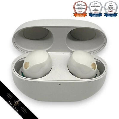 Sony WF-1000XM5 S Truly Wireless Bluetooth Noise Canceling Silver Japan Used - Image 1 of 4