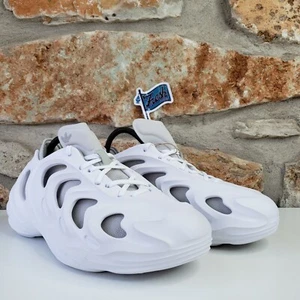 Adidas Adifom Q Athletic Casual Comfort Sneakers Men's Sz 8.5 White Gray HP6584 - Picture 1 of 13