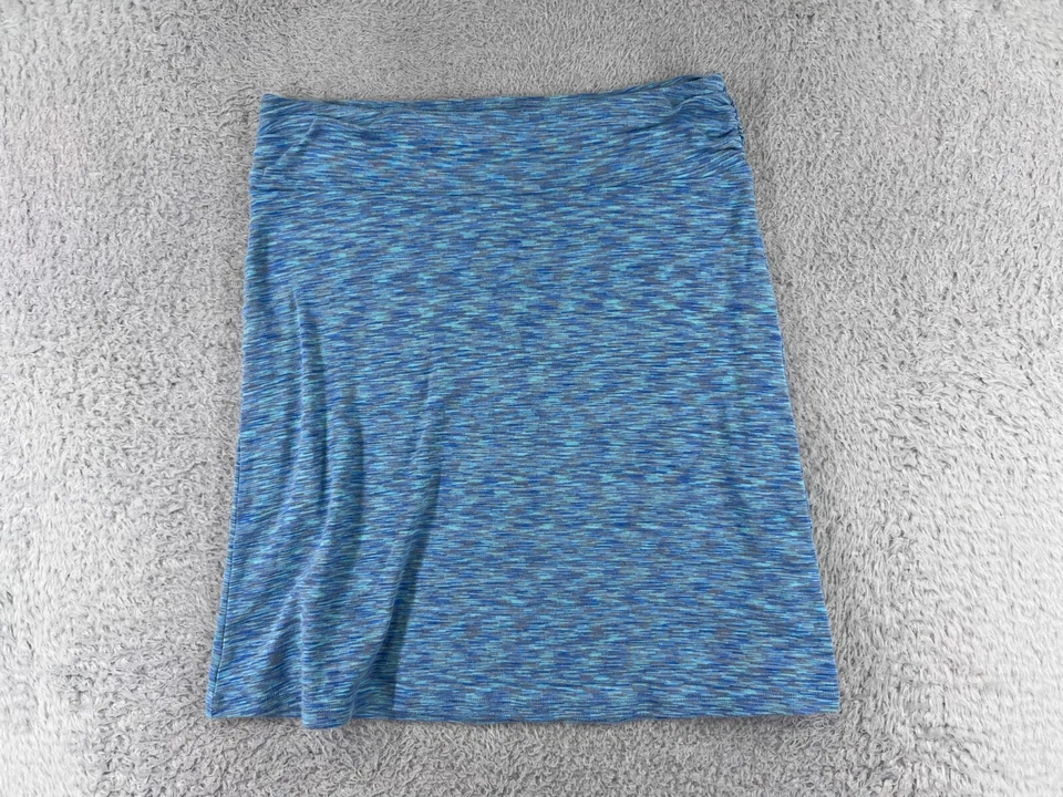 Falda Columbia para mujer mediana azul brezo piscina encubrimiento algodón mezcla algodón playa Foto 1 de 4