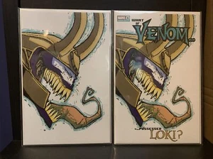 WHAT IF VENOM #1 | Waite Skottie Young Homage Trade & Virgin Set - Picture 1 of 3