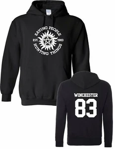 Saving People Hunting Things Hoodie Winchester 83  hoodie - Picture 1 of 3