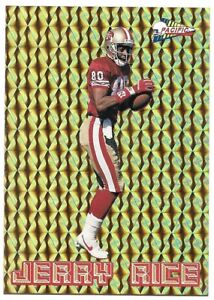 JERRY RICE 1993 Pacific GOLD Prizm Insert 15 of 20 - SAN FRANCISCO 49ERS!