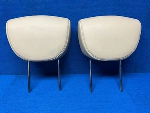 2014 - 2017 INFINITI QX50 FRONT LEFT & RIGHT SEAT BEIGE LEATHER HEADREST SET OEM - Bild 1 von 24