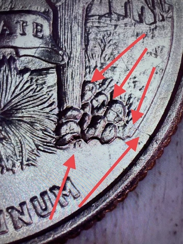 2008 P Arizona State Quarter Multi-Error Coin 2414812 Cover