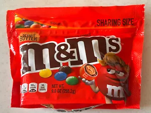 NEW PEANUT BUTTER M&M'S MILK CHOCOLATE CANDIES 9 OZ (255.2G) SHARING SIZE BAG - Picture 1 of 2