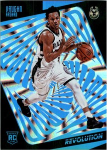 2015-16 Panini Revolution Sunburst Bucks Basketball Card #139 Rashad Vaughn /75