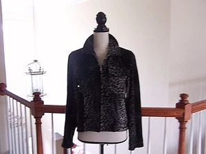 David Paul New York Women's M Jacket Animal Print Multi Color - Picture 1 of 5