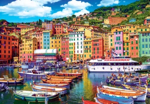 Kodak Old Town Of Gamogli, Italy 1500 Piece Jigsaw Puzzle - Picture 1 of 2