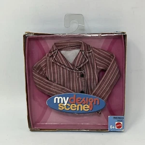 Barbie My Design Scene Fashion Top Striped Shirt Clothing Doll 2004 NEW NIP - Picture 1 of 2