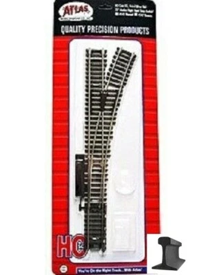 Atlas HO Scale ~ New 2025 ~ Code 83 ~ 22" Right Hand Manual Snap Switch ~ 545 - Image 1 of 2