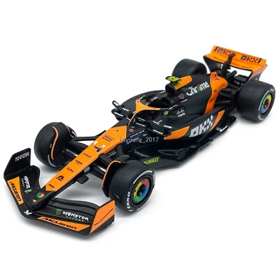 1:43 McLaren MCL38 Miami Grand Prix 2024 F1 Model Car Diecast Lando Norris #4 Foto 1 de 4