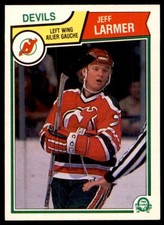 1983-84 O-Pee-Chee Jeff Larmer Rookie New Jersey Devils #230