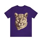 Cougar Lovers Cotton T-Shirt -Short Sleeve Cougar Design Men T-Shirt