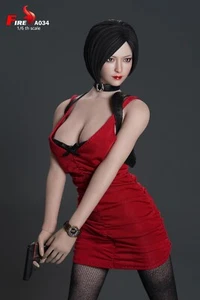 FIRE A034 1/6 12" Resident Evil Ada Wong Figure Head Sculpt and Costume Set NEW - Picture 1 of 8