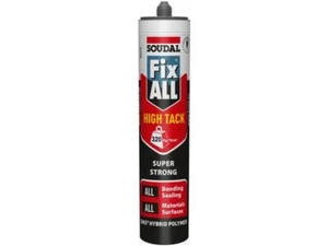 Soudal - Fix ALL High Tack Black 290ml Strong Bonding Sealant - Picture 1 of 1