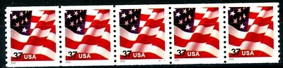 US Flag PNC5 MNH W/A 37 Cent Denm PL S1111 Scott 3631 Control # Centered on Back - Image 1 of 2