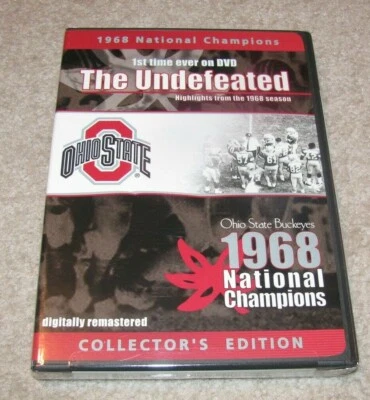 Ohio State Buckeyes The Undefeated Remastered DVD Sealed 1968 National Champions - Image 1 of 2