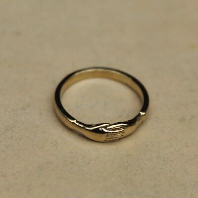 Claddagh Love Signet Ring 925 Sterling Silver Pinky Partywear Ring For Adults - Image 1 of 3