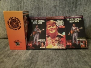 Glen Campbell Goodtime Hour 3x VHS BOX Roger Miller WILLIE NELSON Rare - Picture 1 of 15