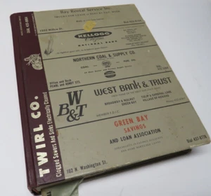 VTG 1969 Green Bay Wisconsin CITY DIRECTORY Packer players Starr Nitschke +more - Picture 1 of 12