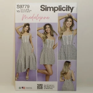 Simplicity Sewing Pattern S9779 Madalynne Intimates Dress Sz 18-26 NEW UNCUT - Picture 1 of 3