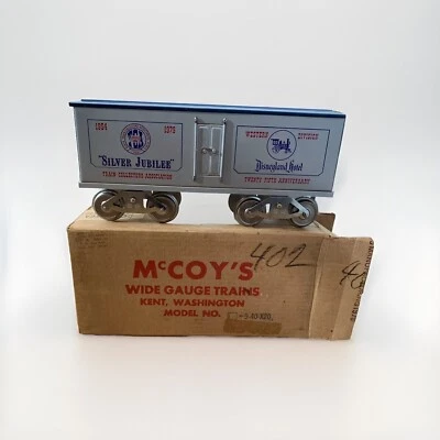 McCoy's 1000-79 Silver Jubilee National Convention TCASTD 1979 Disneyland Boxcar Foto 1 de 4