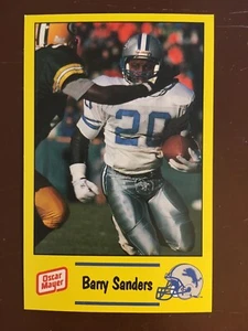Único Oscar Mayer 1991 #12 de 12 - Barry Sanders de Detroit como nuevo L137h - Imagen 1 de 2