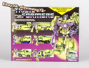 Transform G1 Devastator ristampa completa nuovissima CON SCATOLA spedizione gratuita - Foto 1 di 11