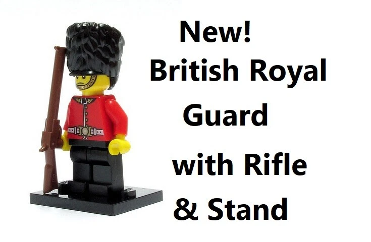 LEGO Minifigura Soldado Guardia Real con Rifle Británico con Sombrero de Castor Alto Foto 1 de 1