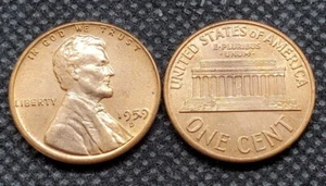 1959-D Lincoln Memorial Cent | BRILLANTE NON CIRCOLATO | Primo anno di emissione! - Foto 1 di 1