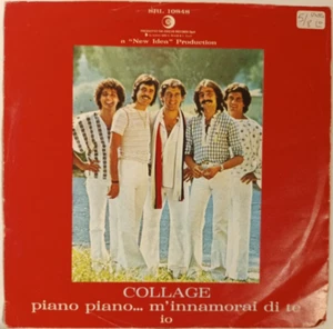 COLLAGE -PIANO PIANO... M´INNAMORAI DI TE / IO- 1977 ITALIAN 7" SINGLE PS, SOC,  - Picture 1 of 4