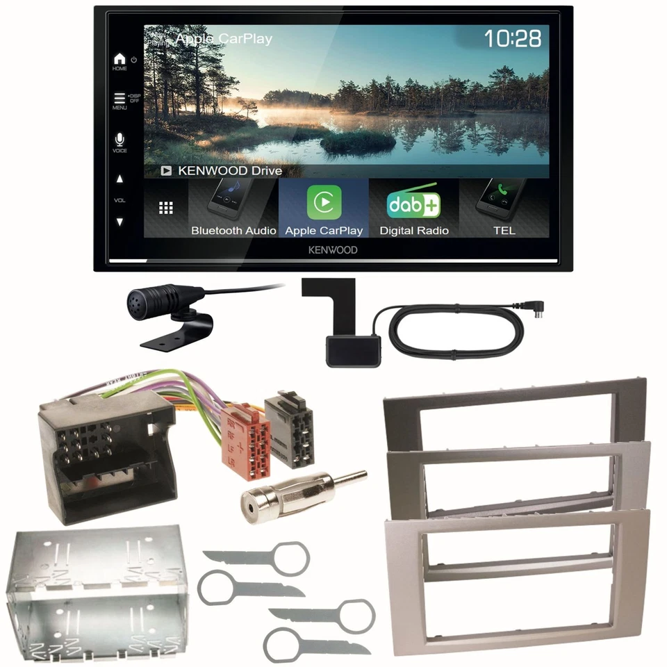 Kenwood DMX7722DABS Android Auto Einbauset für Ford Focus Fusion Galaxy S-Max - Bild 1 von 1