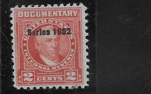 US Scott R587, Revenue Documentary 2 Cent, Mint, NG, F/VF Series 1952 - Picture 1 of 1