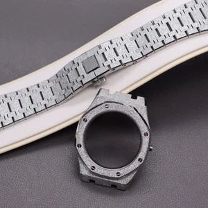 41mm Stainless Steel Watch Case+Bracelet For Seiko NH35 Movement 31.80mm Dial - Picture 1 of 17