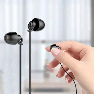 3.5mm Sleep Headset In Ear Earphone Stereo Silicone Earbuds Wired Headphone * - Picture 1 of 14