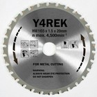 165mm 20mm 40T Metal Steel Cutting TCT Saw Blade  Hilti Makita DeWalt Panasonic.