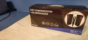 NIB open box - Air Compression Leg Muscle Fatigue Massager with Heat Black look - Picture 1 of 13